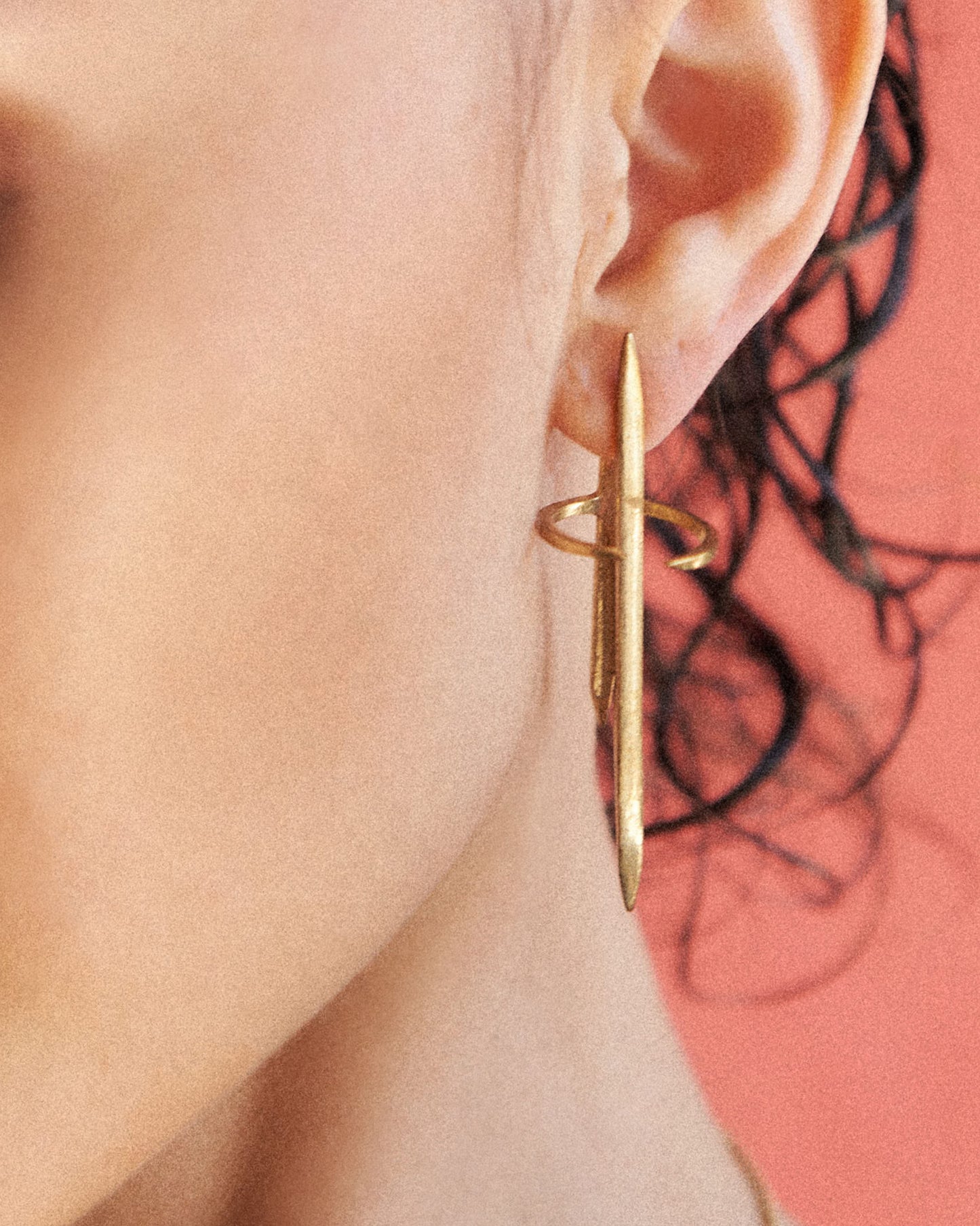 Delta Earrings Gold