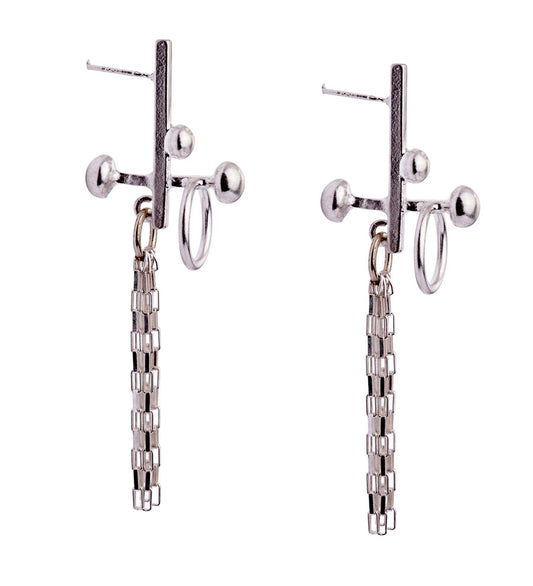 Anandi Earrings Silver