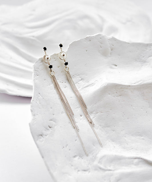 Sashe Earrings Silver